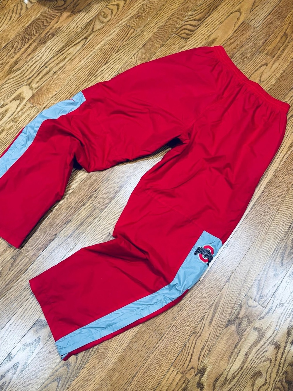 Vintage NIKE TEAM Ohio State Buckeyes Red Athletic Track Pants